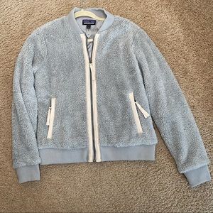 PATAGONIA GREY VINTAGE WORN WEAR COZY JACKET SIZE MED